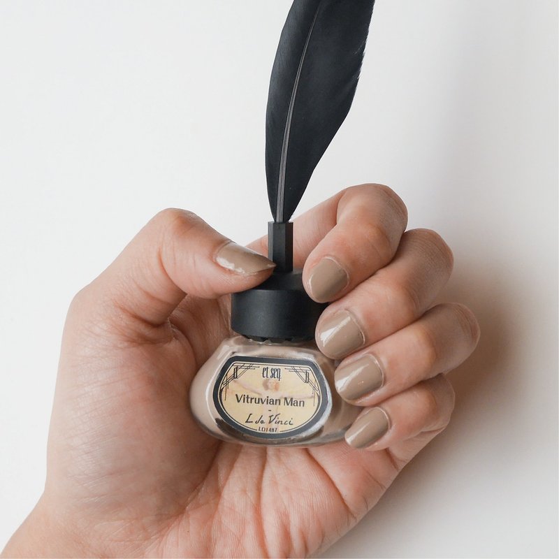 LD1487 Vitruvian Man - Nail Polish & Acrylic Nails - Other Materials Khaki