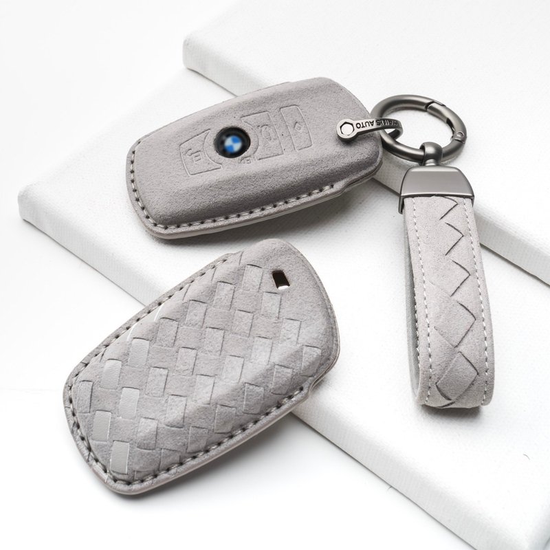 BMW F30 F31 330 420 520 740 M2 M3 M4 M6 BMW key leather key ring - Keychains - Genuine Leather 