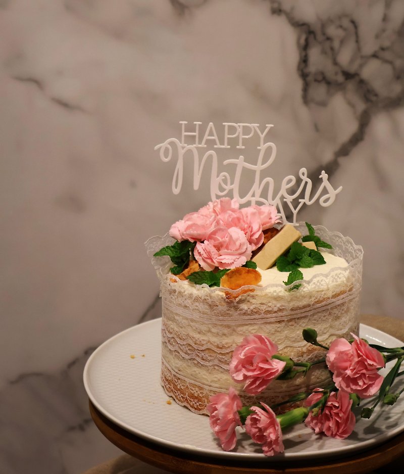Mother's Day limited cake│ Self-pickup only│ 6 inches│ [Please ask for the date before ordering] - เค้กและของหวาน - อาหารสด สึชมพู