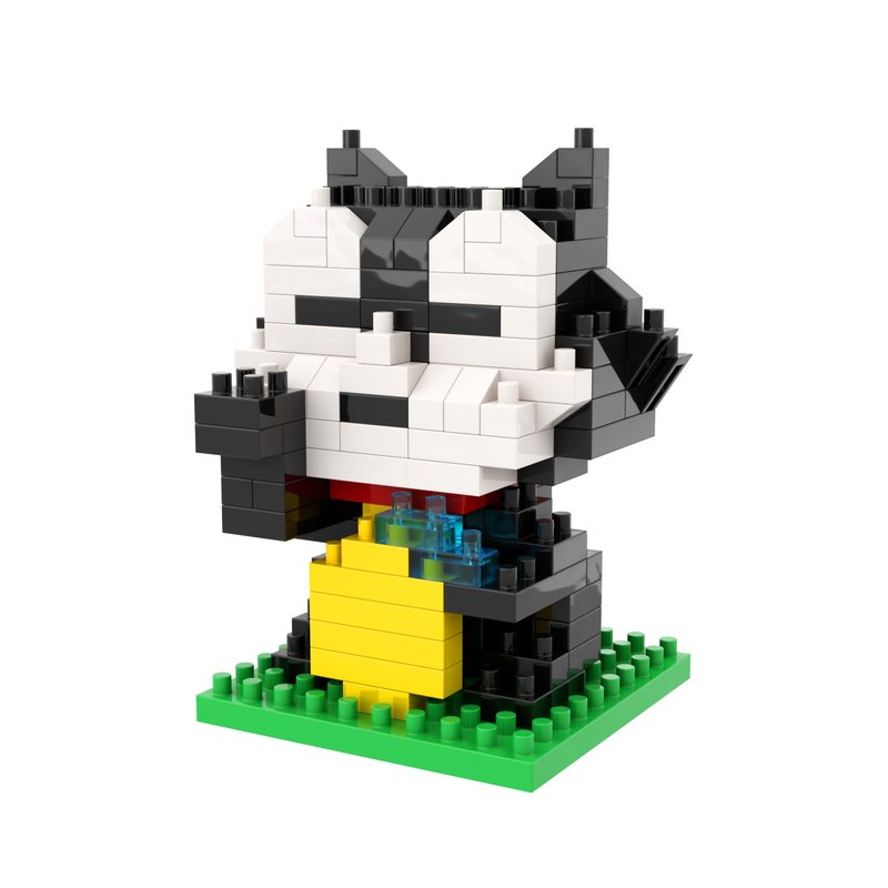 Archbrick 1919 The First Beckoning Felix The Cat Brick Nanoblock - ตุ๊กตา - พลาสติก หลากหลายสี