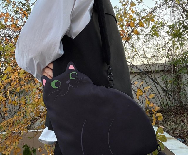 三毛猫シャム猫黒猫のかわいい猫バッグ - ショップ crittercarry