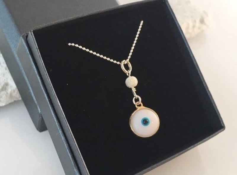 Evil Eye ◆邪眼除け御守り◆ＳＶ チェーンペンダント - 項鍊 - 其他金屬 