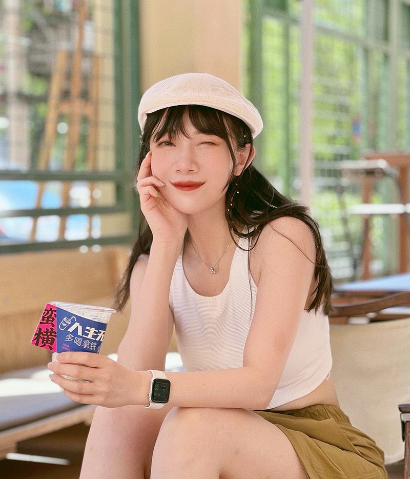 [ISW] High Texture Knitted Painter Hat - White - หมวก - ผ้าฝ้าย/ผ้าลินิน ขาว