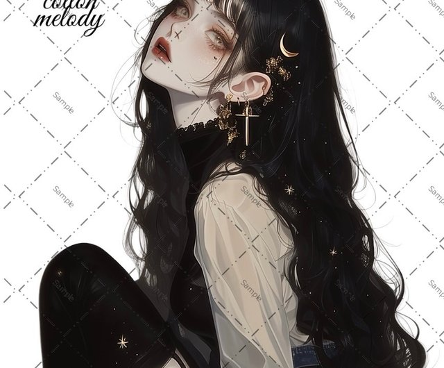 限定】cotton melody / cotton bag / 人物ステッカー オリジナル