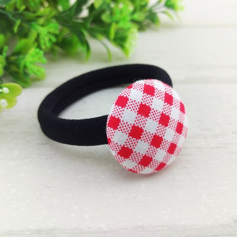 Unbeaten plaid-9 styles are available. Cloth hair tie / elastic hair tie / elastic hair tie - Hair Accessories - Cotton & Hemp Red
