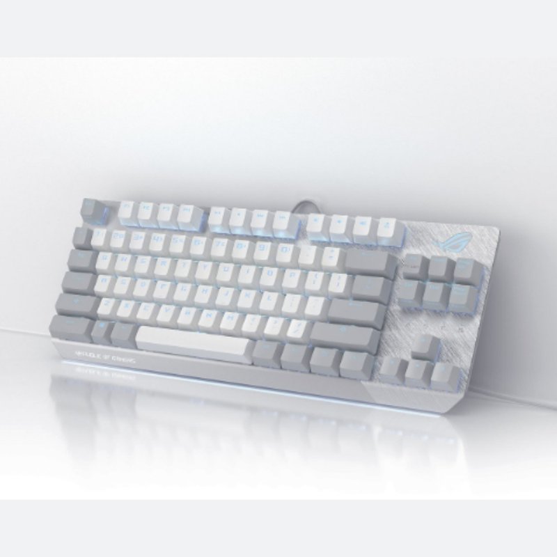 ASUS 華碩 ROG Strix Scope NX TKL Moonlight White 電競鍵盤 - 電腦配件 - 塑膠 白色