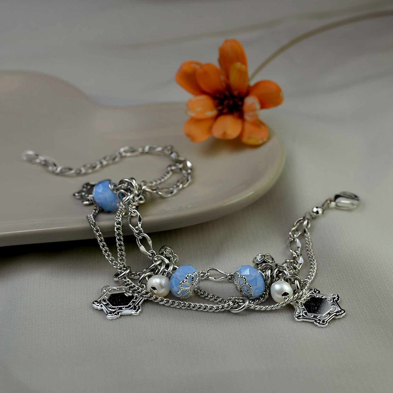 Dream Garden Bracelet | Commemorative Engraving | Customization | Gifts - Bracelets - Gemstone 