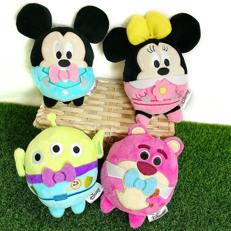 Disney Disney Chubby Series 10cm (Mickey/Minnie/Three-Eyed Monster/Bear Hug) - ตุ๊กตา - เส้นใยสังเคราะห์ หลากหลายสี