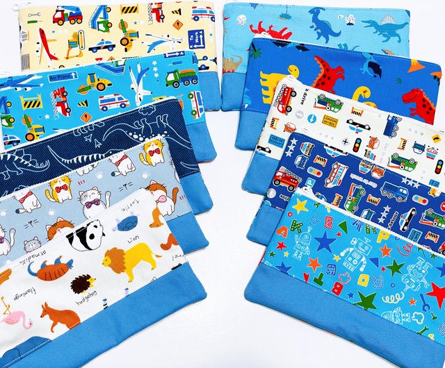 Flat pencil case, storage bag Animals can be embroidered for free - Shop  Starforest Pencil Cases - Pinkoi