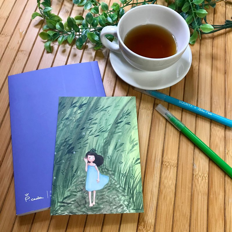 Story Postcard Princess Kada listens - การ์ด/โปสการ์ด - กระดาษ 
