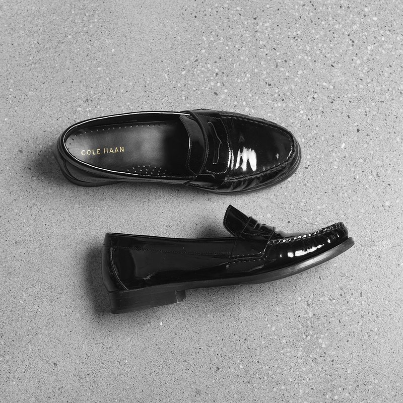 COLE HAAN 便仕樂福鞋/Vintage古著 - 女牛津鞋/樂福鞋 - 真皮 黑色