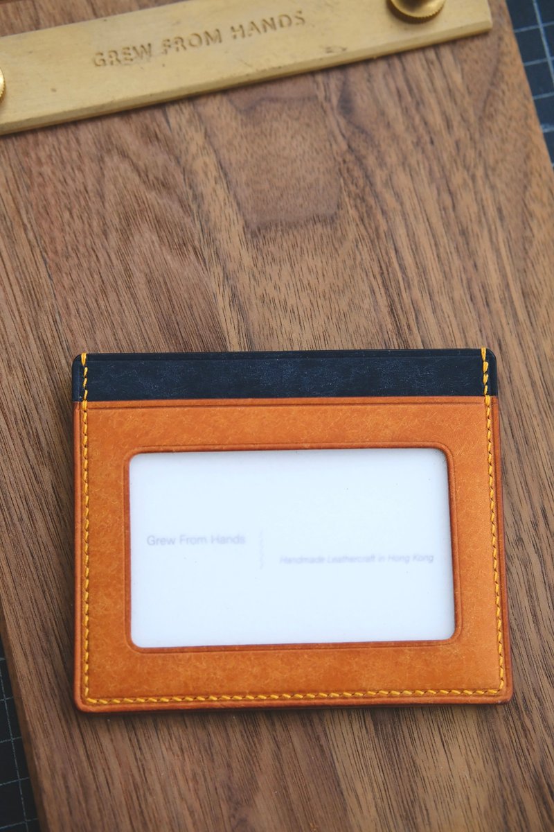 Genuine matte leather card holder - Card Holders & Cases - Genuine Leather Blue