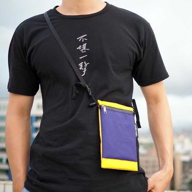 SURFACE MINI Passport Case yellow/purple - Messenger Bags & Sling Bags - Waterproof Material 