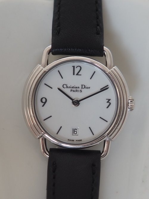 ChristianDior　腕時計 Christian Dior ディオール ラウンド ロゴ ウォッチ 腕時計