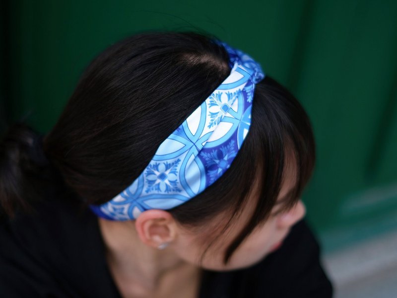 Original headband Portuguese flower headband headband - Hair Accessories - Other Man-Made Fibers Multicolor