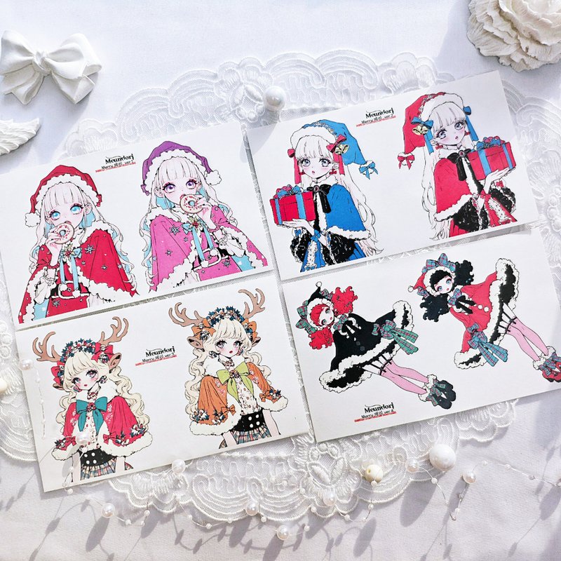 歡樂女孩紙膠帶 - 貼紙 - 紙 