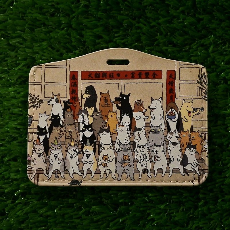 3 Cat Shop~Tianzeng Years Cat Zengshou Ticket Holder (Illustrator: Miss Cat) - ID & Badge Holders - Faux Leather 