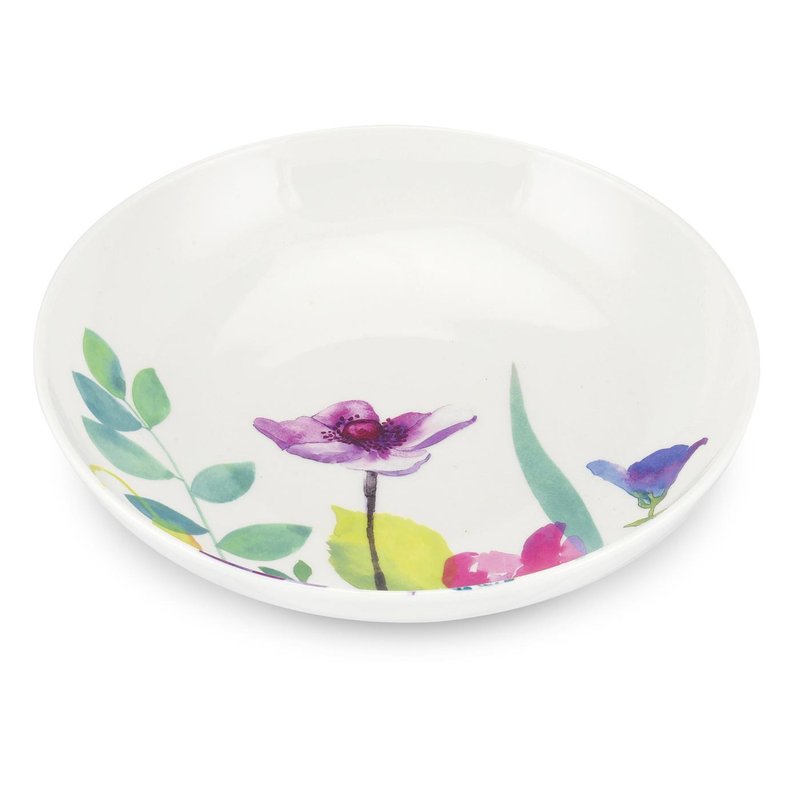 Portmeirion Water Garden Pasta Bowl - Plates & Trays - Porcelain Multicolor