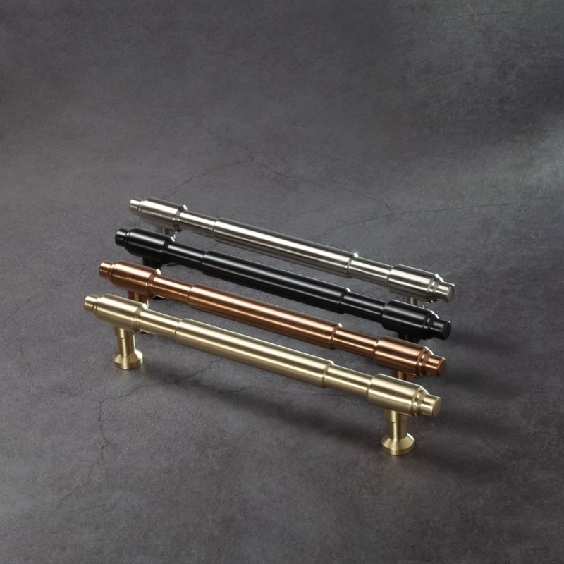 golden parade【straight round -128mm】 Bronze handle - Other - Copper & Brass 