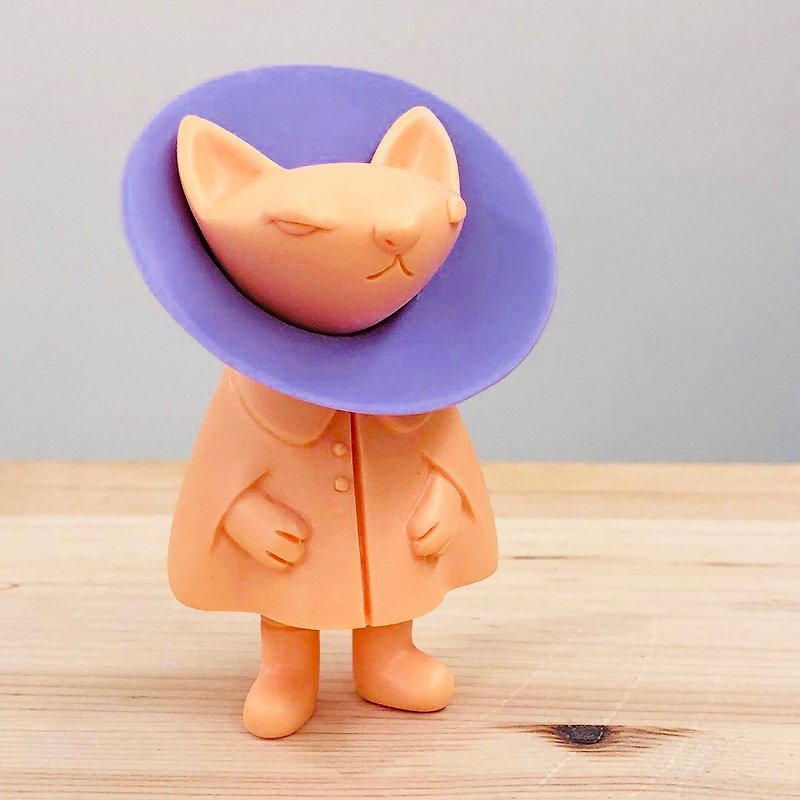 ノラミックスカラーバージョンmx1猫手作りの人形の装飾玩具 - 人形・フィギュア - プラスチック オレンジ