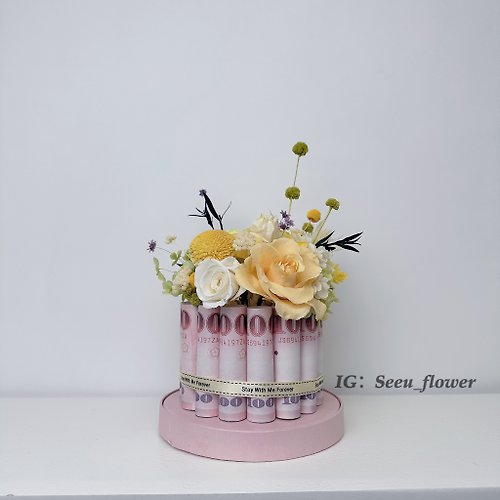 SeeYou Flower Studio SeeYou・有錢花系列 有錢花蛋糕 鈔票花蛋糕