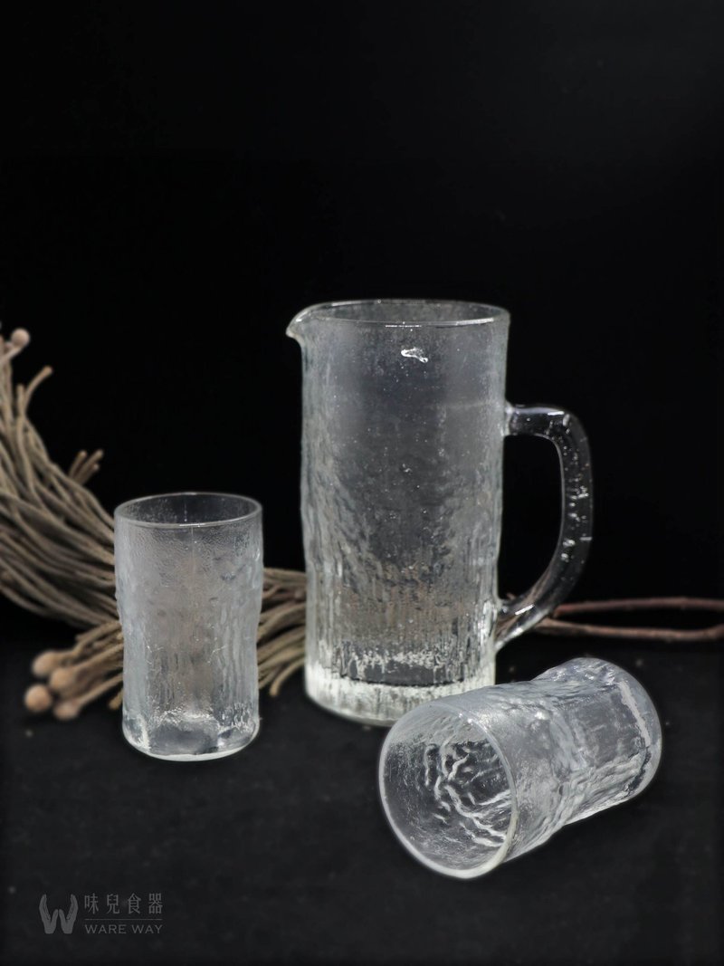 早期透明杯壺組-霧冰 - 茶壺/茶杯/茶具 - 玻璃 透明