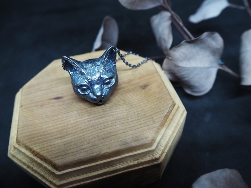 。默契之中。NO.01-2 貓 項鍊/925銀 - 項鍊 - 純銀 銀色