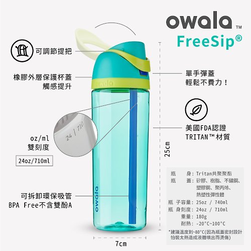 Owala FreeSip Tritan 25 oz – Custom Branding