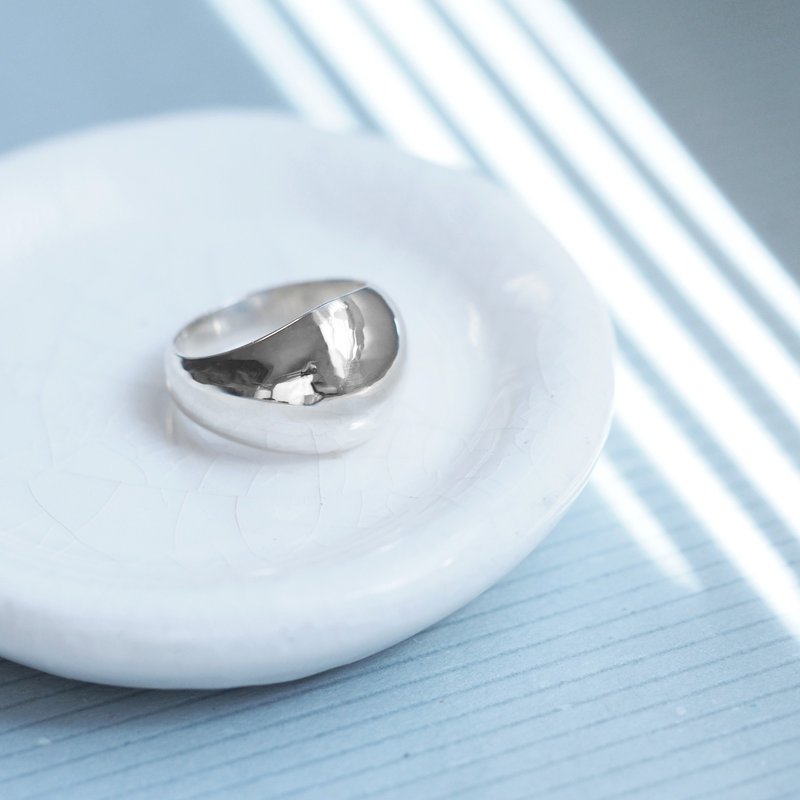 Bold ring Silver 925 - แหวนทั่วไป - โลหะ สีน้ำเงิน