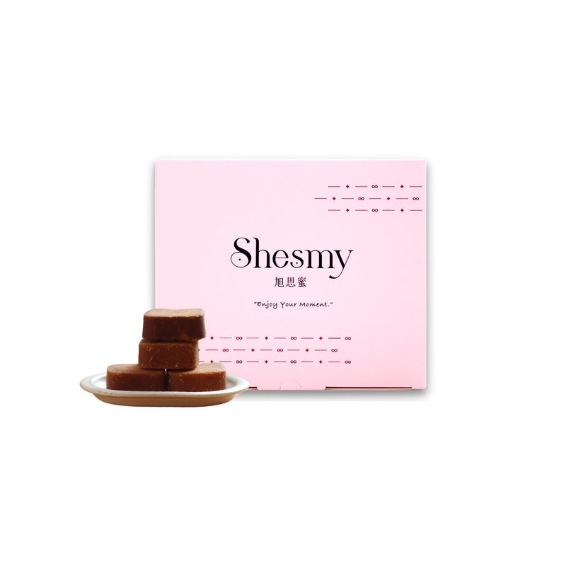 【暖宮秘方】Shesmy旭思蜜黑糖磚-綜合黑糖 - 茶葉/茶包/水果茶 - 紙 粉紅色