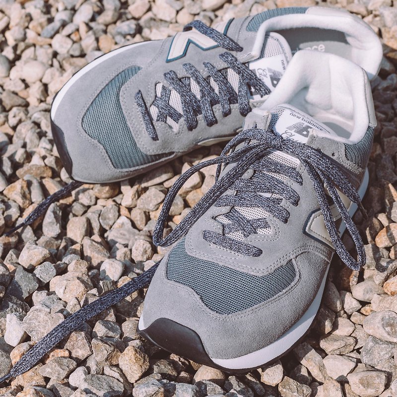 เส้นใยสังเคราะห์ อื่นๆ สีเทา - Original shoelace Sunset Flat Shoelace designed and produced in Taiwan