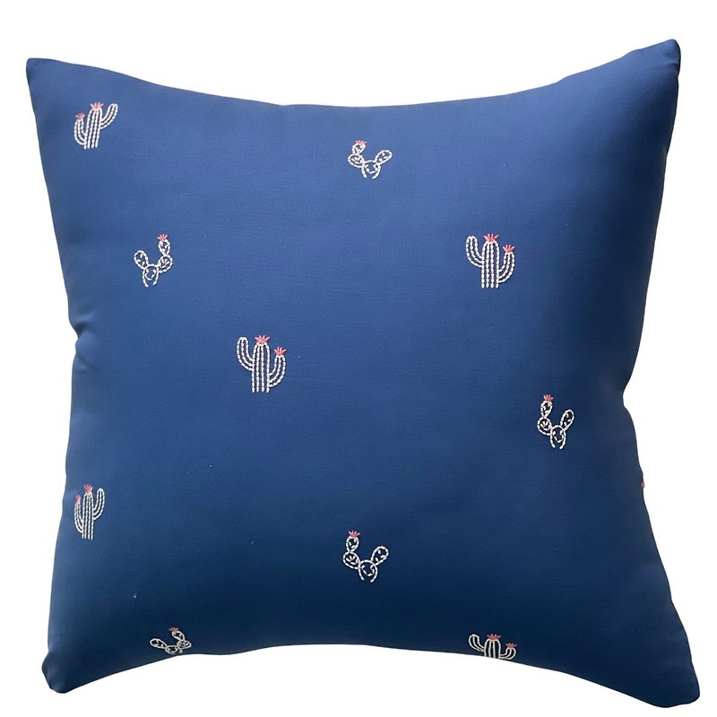 Cactus pillow embroidery pillow - Pillows & Cushions - Cotton & Hemp 