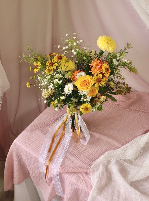 醉氏花藝 鮮花捧花 結婚捧花 新娘捧花 捧花 客製捧花 歐式捧花 質感 花禮