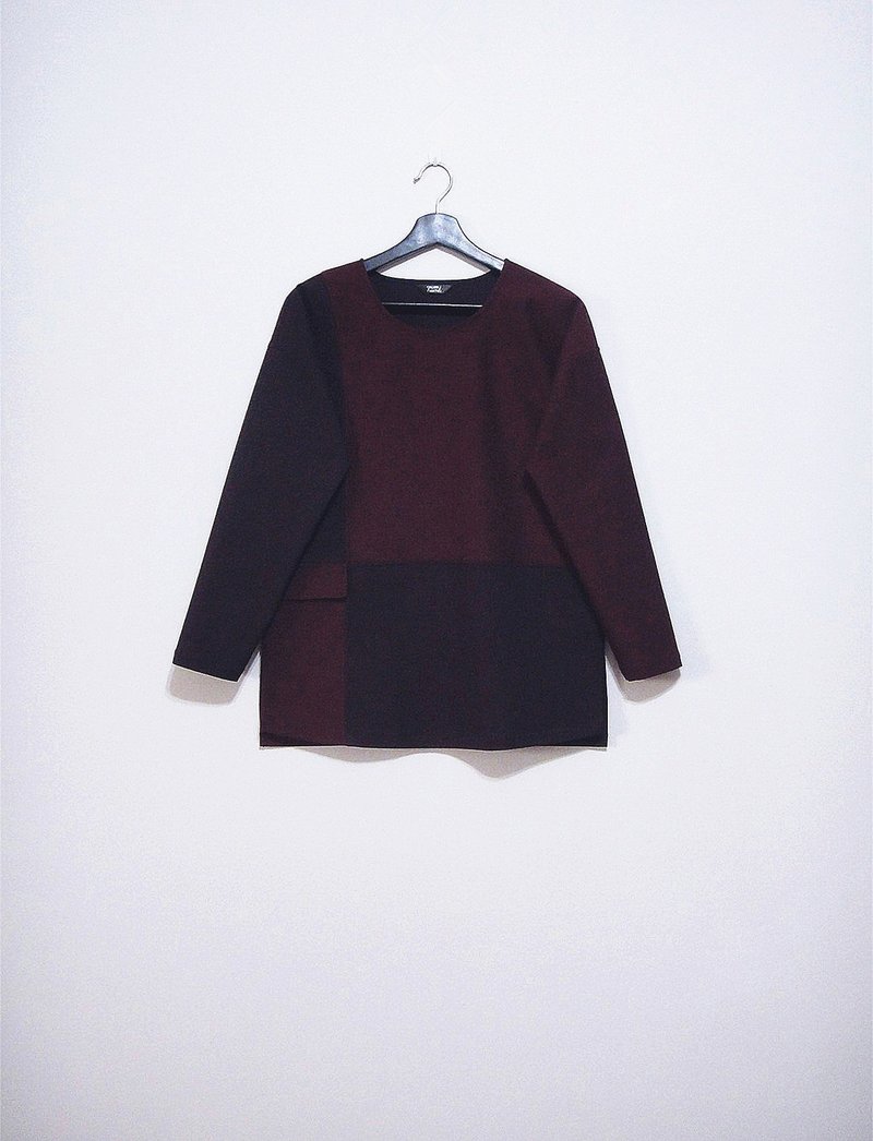 [Addition X Addition_ hand made limited. red. coat】 - Women's Tops - Cotton & Hemp Red