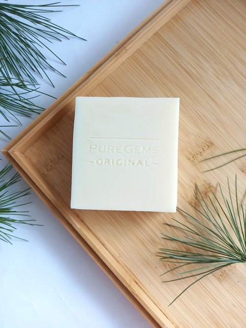 PUREGEMS Cleansing Soap PUREGEMS 五葉松。乳油木果脂。羅勒 檸檬。手工皂