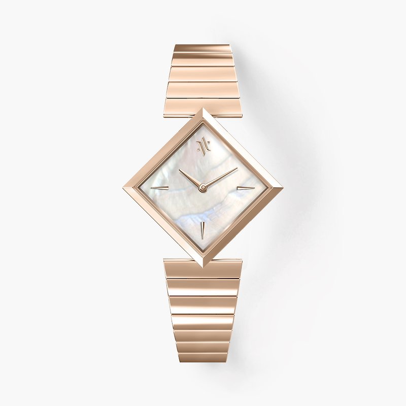 VANNA(凡娜) LUNA 系列 貝母錶面手錶 - 女錶 - 不鏽鋼 金色