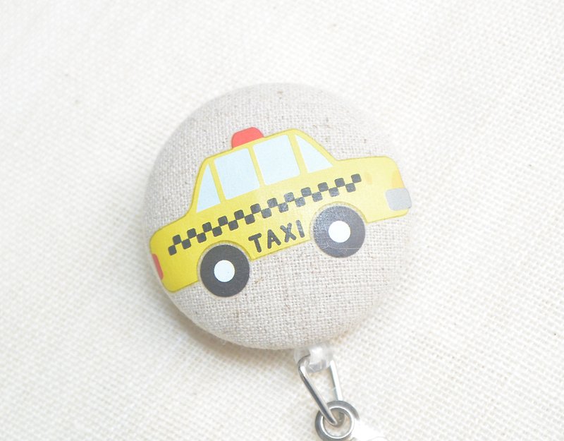 手感布包釦伸縮票夾 - Taxi - 證件套/卡套 - 紙 黃色