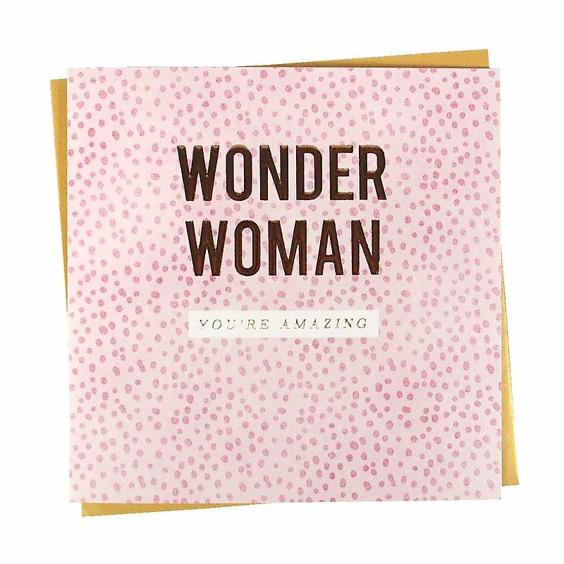 Superwoman, you are so amazing [Clare Maddicott Women's Series-Multi-purpose] - การ์ด/โปสการ์ด - กระดาษ หลากหลายสี