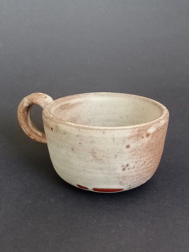 Handmade cup_milk white pottery_ coffee cup / mug - Mugs - Pottery 