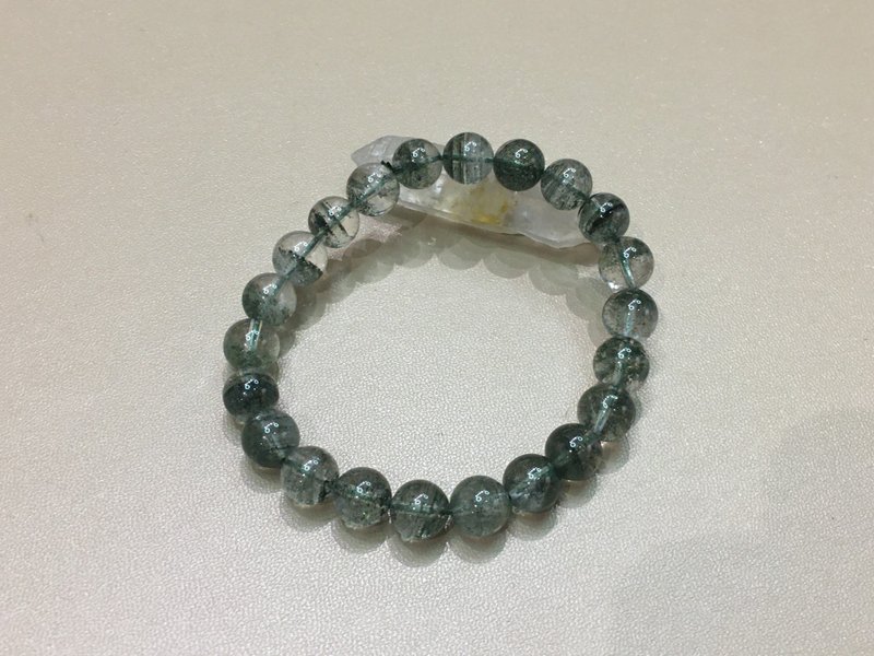 綠幽靈手鏈 8-9mm - 有助事業發展 , 能幫助升職 - 手鍊/手環 - 水晶 