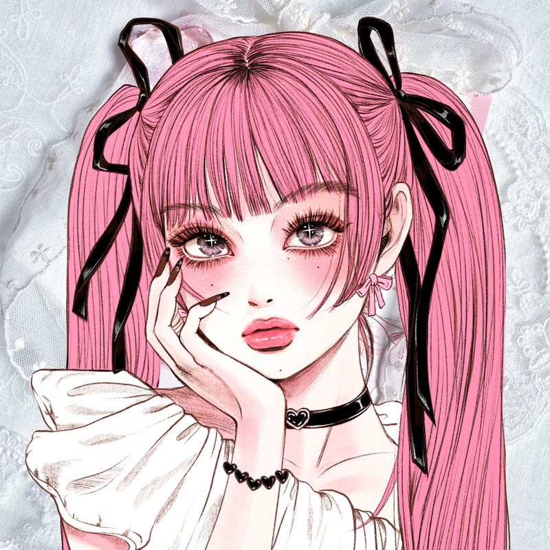 Lily sticker - 貼紙 - 紙 多色