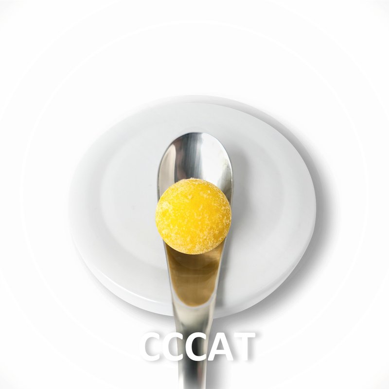 CCCAT 凍乾鵪鶉蛋 - 貓罐頭/鮮食 - 玻璃 黃色