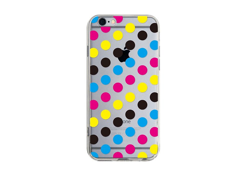 CMYK 波點 Samsung iPhone 手機殼 手機套 Multi-Color Wave Point phone case DIY Print - Phone Cases - Plastic 