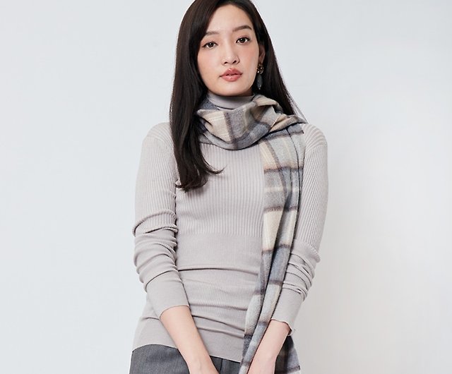 KeyWear breathing inner wear-silk wool turtleneck knitted top-3  colors-0DB05291 - Shop KeyWear Women's Sweaters - Pinkoi