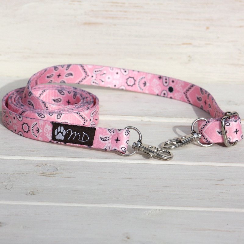 Bandana Pink Phone Cross Body Adjustable Strap / Made in Japan - 手機掛繩/背帶 - 防水材質 粉紅色