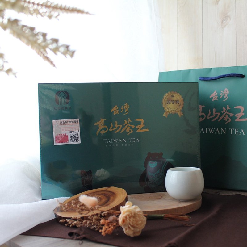 2023冬季競賽頭等獎 | 仁愛鄉農會 | 高山茶王 | 冬季頭等獎茶禮 - 茶葉/茶包/水果茶 - 其他材質 綠色