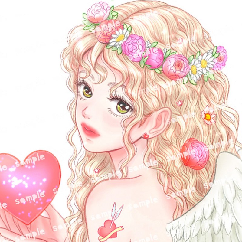 cupid sticker - 貼紙 - 紙 