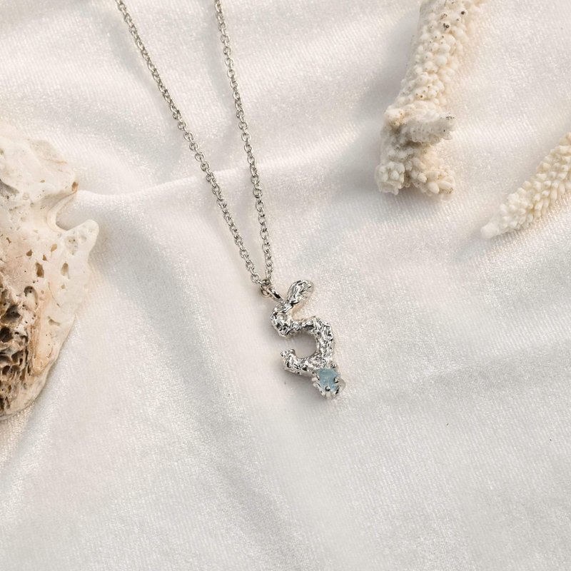 Alphabet pendant S letter - 項鍊 - 銅/黃銅 