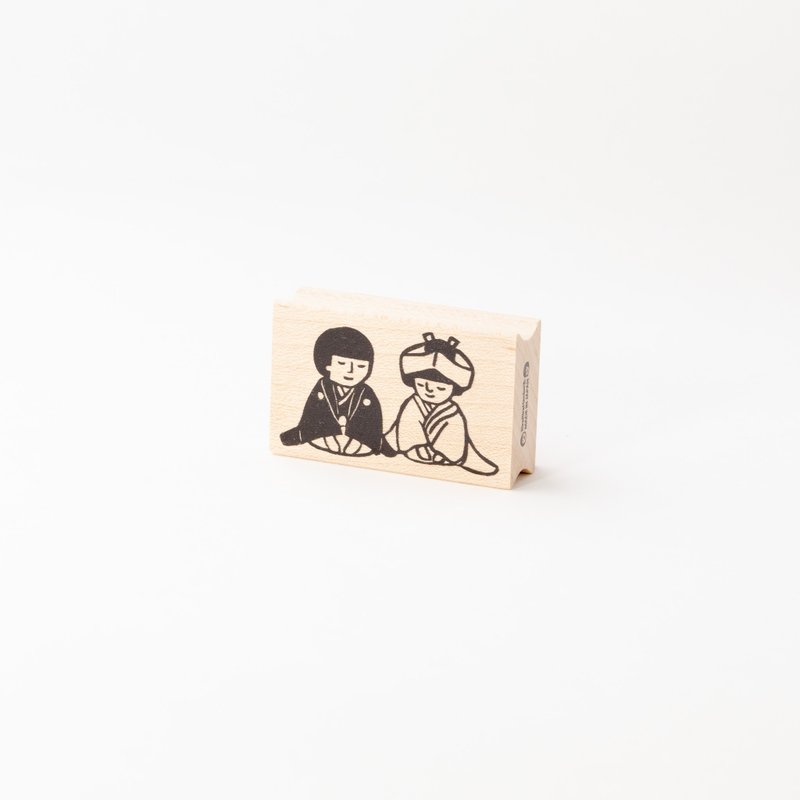 Renewal Mamoru and Miyoko's Wedding*30mm x 48mm*Rubber Stamp* R966 - Stamps & Stamp Pads - Wood 