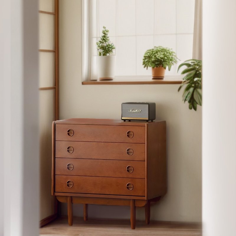 Taisho beautiful log side cabinet handmade by craftsmen 199RS. Customized inquiries are welcome. - Wardrobes & Shoe Cabinets - Wood Brown